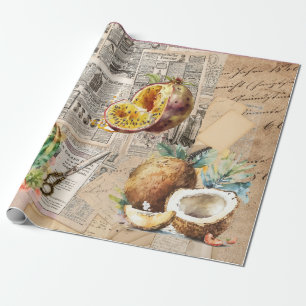 Papier Cadeau Composition en Patchwork coloré