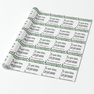 PAPIER CADEAU COMPTABLE
