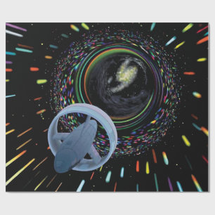 Papier Cadeau Concept artistique Vaisseau spatial Alcubierre à e