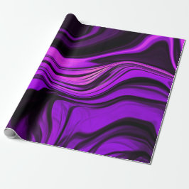 Papier Cadeau Conception abstraite violette