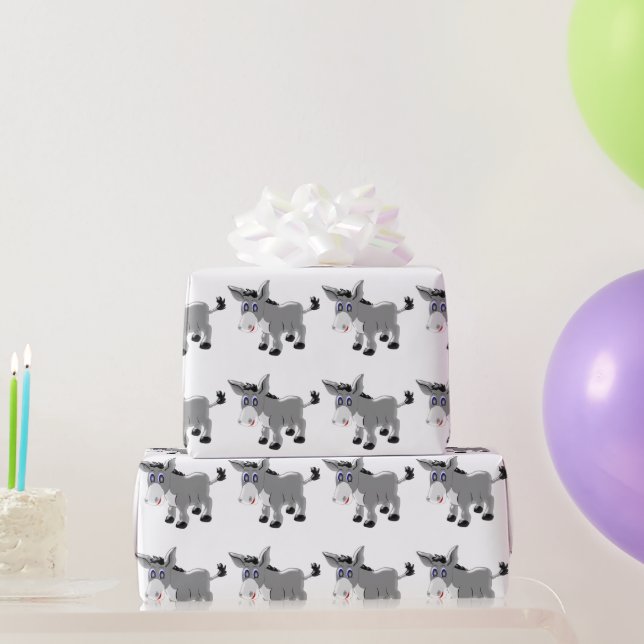 Papier Cadeau Conception d'âne (Cadeaux de fête)