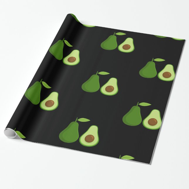 Papier Cadeau Conception d'Avocado Lover Thunder_Cove (Déroulé)