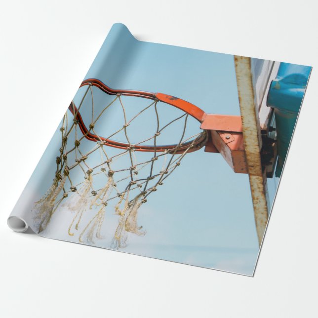 Papier Cadeau Conception de basket-ball (Déroulé)