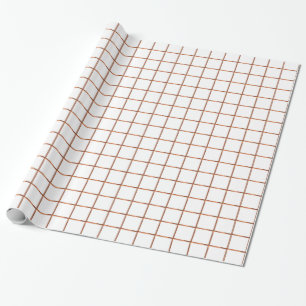 Papier Cadeau conception de carrés de Cuivre-regard
