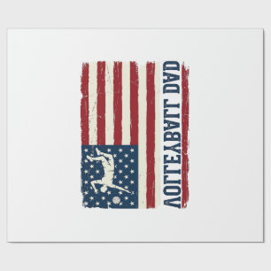 Papier Cadeau Conception de chemise de drapeau patriotique de pa