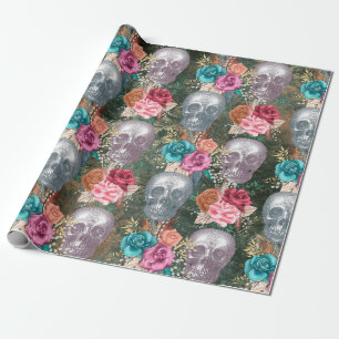 Papier Cadeau Conception de la série Boho Skull 10