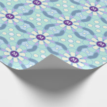 Conception de lettre de monogramme de mandala flor