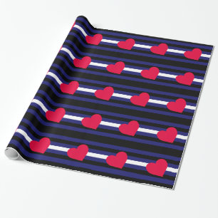 Papier Cadeau CONCEPTION DE STRIPES DE DRAPEAU EN CUIR -.png