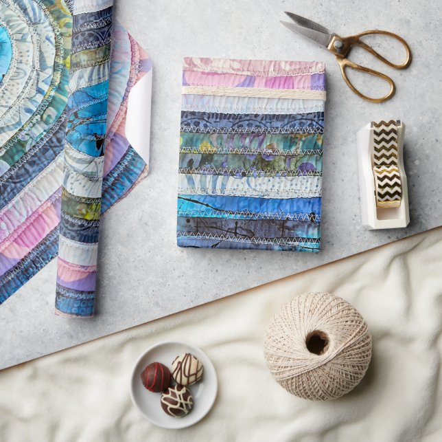 Papier Cadeau Conception de tapis Ovale Quilé (Artisanat)