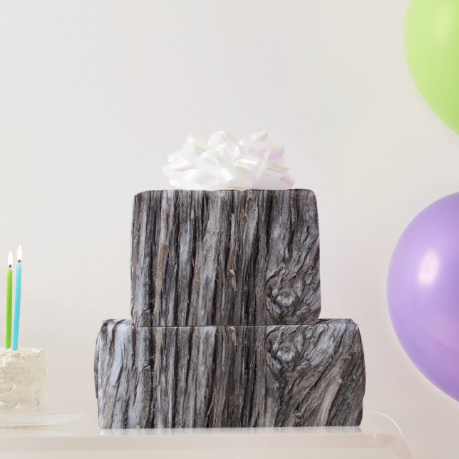 Papier Cadeau Conception d'écorce d'arbre (Cadeaux de fête)