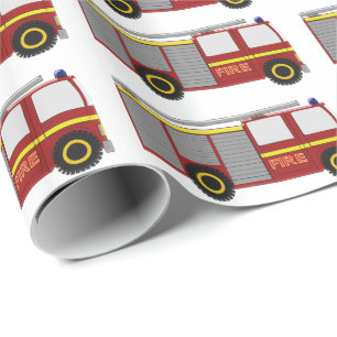 Papier Cadeau Conception du moteur d'incendie