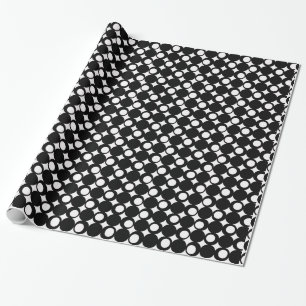 Papier Cadeau Conception d'une boule de morue noire @ Emporio Mo