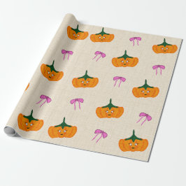 Papier Cadeau Conception mignonne d'Halloween,