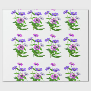 Papier Cadeau Conception minimaliste spirituelle florale céleste