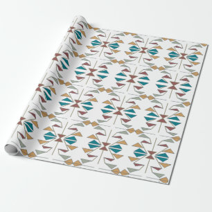 Papier Cadeau Conception Motif du triangle oblique du sud-ouest