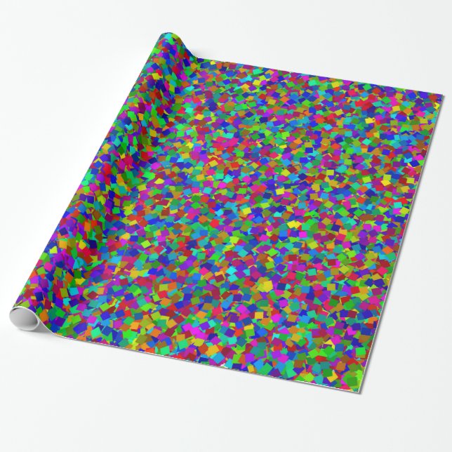 Papier Cadeau Confetti - Multicolore (Déroulé)