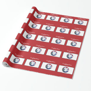 Papier Cadeau Confirmation, couleur de la colombe, enveloppeur d