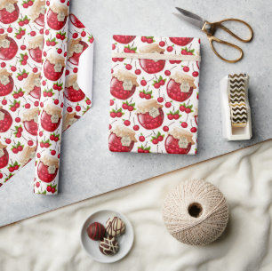 Papier Cadeau Confiture de cerise