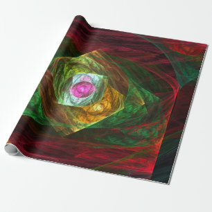 Papier Cadeau Connexions dynamiques Art Abstrait