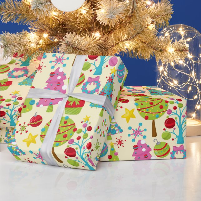 Papier Cadeau Conserver ou concevoir votre propre - Papier d'env (Vacances)