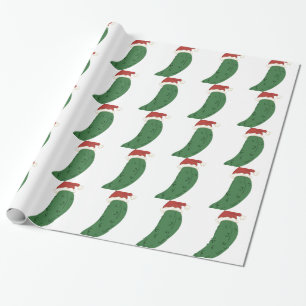 Papier Cadeau Conserves au vinaigre de Noël
