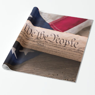 Papier Cadeau Constitution américaine