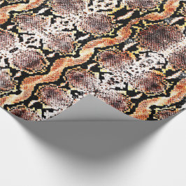 Papier Cadeau Constricts de lave-vaisselle Brown naturelle Snake