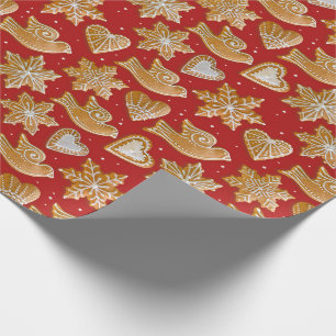 Papier Cadeau Cookies de Noël   Pain d'épices Medovniky
