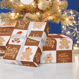 Papier Cadeau Cookies de pain d'épices
