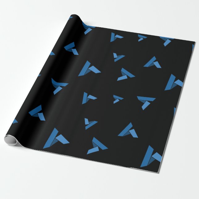 Papier Cadeau Cool Ardor CryptoCurrency Coin Signal Motif (Déroulé)