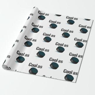 Papier Cadeau Cool comme Hockey sur Puck