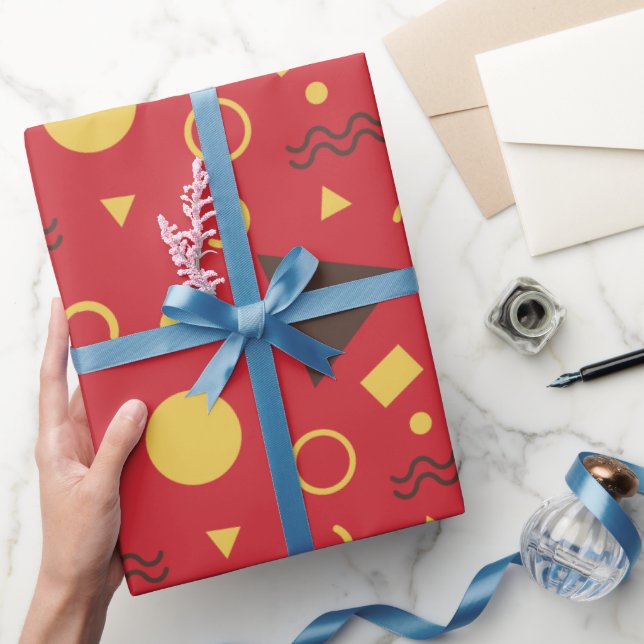 Papier Cadeau Cool Fête chatoyante et joyeuse Anniversaire (Cadeaux)