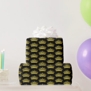 Papier Cadeau cool princesse couronne