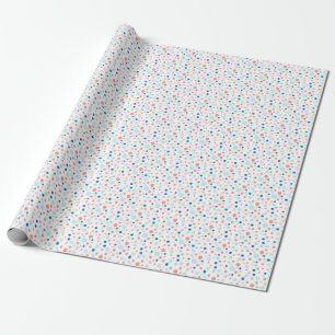 Papier Cadeau Coordination pois pour Ellie et Bluebird