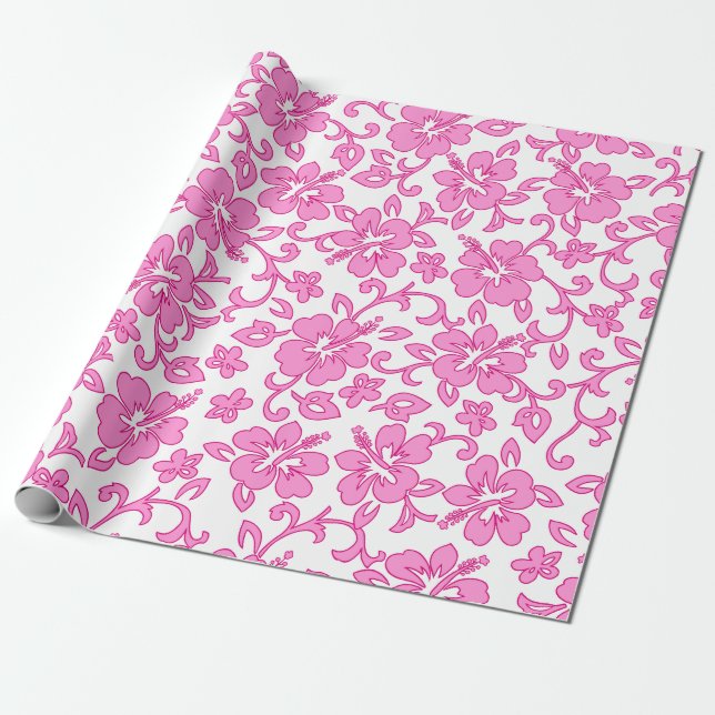 Papier Cadeau Copie hawaïenne de Pareau de ketmie de Malia (Déroulé)