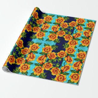 Papier Cadeau Coquelicots Fantastiques