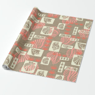 Papier Cadeau Coques sous-marines de Kua Bay Hawaiian
