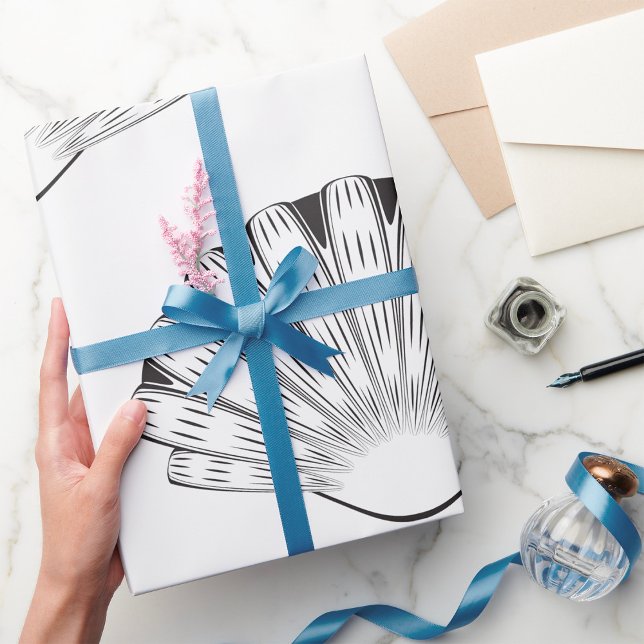 Papier Cadeau Coquillage décoratif (Créateur téléchargé)