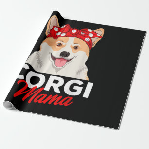 Papier Cadeau Corgi Mama Cute Corgi Chien