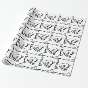 Papier Cadeau Corne de chèvre personnaliser personnalisé Anniver