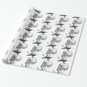 Papier Cadeau Corneille Halloween d'enfer