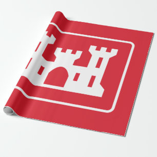 Papier Cadeau Corps des ingénieurs de l'armée américaine DOD