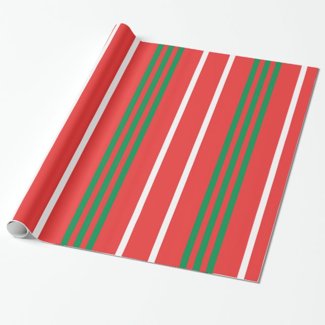 Papier Cadeau CORRESPONDANCES : Papier d'enveloppement de Noël (Déroulé)