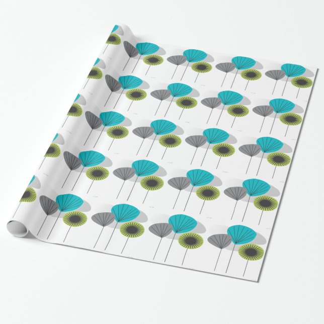 Papier Cadeau Cosses modernes de graine de papier d'emballage de (Déroulé)