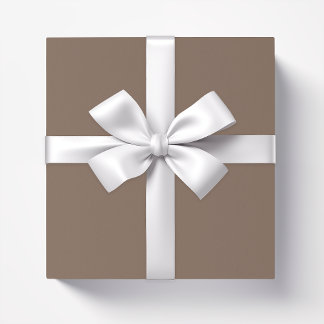 Papier Cadeau Couleur claire marron pastel taupe foncé
