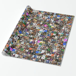 Papier Cadeau Couleur de papier d'emballage de Meme
