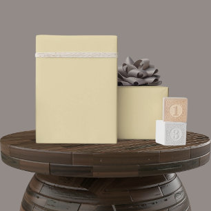 Papier Cadeau Couleur jaune citron souple et souple