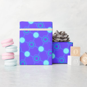 Papier Cadeau Couleur Premium Géométrique Amour Anniversaire