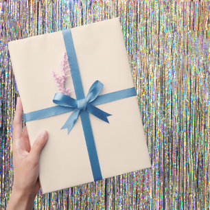 Papier Cadeau Couleur solide blanc antique