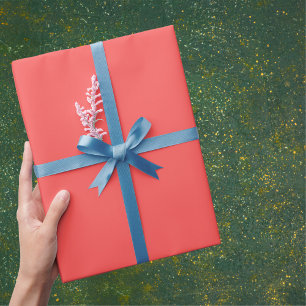 Papier Cadeau Couleur solide de pamplemousse